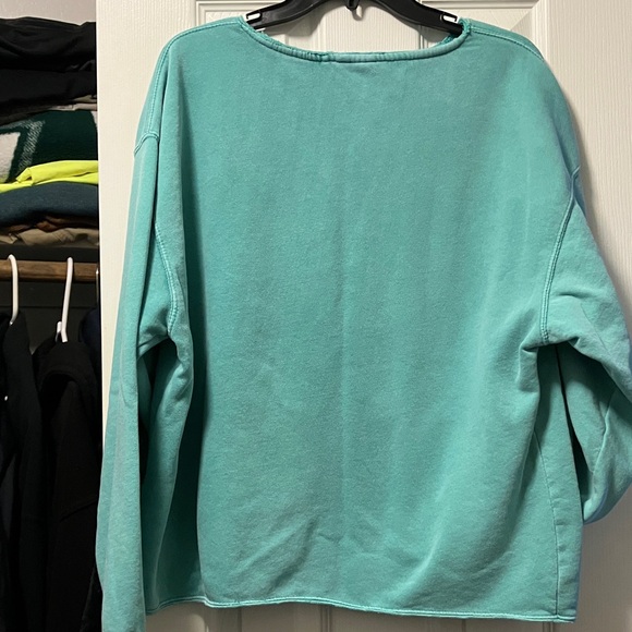 Branson Graphic Teal Sweatshirt - Picture 6 of 8